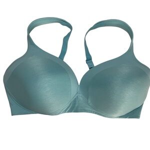 GUC Olga Full Coverage Teal Bra Sz 38D